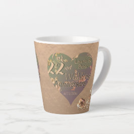 Rose zum 22. Geburtstag der Kupferpresse Milchtasse