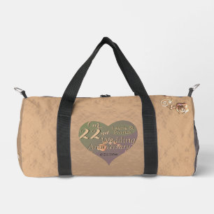 Rose zum 22. Hochzeitstag Duffle Bag