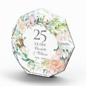 Rose zum 25. Mal Hochzeitstag Fotoblock (Rechts)
