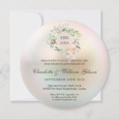 Rose zum 30. Hochzeitstag Einladung (Rückseite)