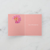 Rose zum 35. Hochzeitstag Karte (Innenseite)