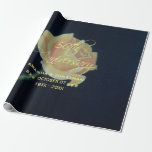 Rose zum 50. Geburtstag der goldenen Hochzeit Geschenkpapier<br><div class="desc">Gelbe Rose 50 Jahre Ehe Jahrestag Feier.</div>