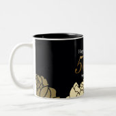 Rose zum 50-jährigen Jubiläum: Gold, Bräune und Be Zweifarbige Tasse (Links)