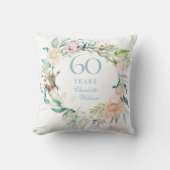 Rose zum 60. Geburtstag von Diamond Kissen (Vorderseite)