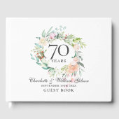 Rose zum 70. Hochzeitstag Gästebuch (Vorderseite)