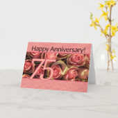 Rose zum 75. Jahrestag Karte (Gelbe Blume)
