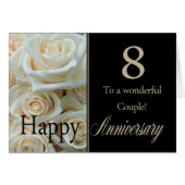 Rose zum 8. Jahrestag (Vorderseite (Horizontal))