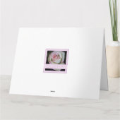 Rose zum 8. Jahrestag Karte (Rückseite)