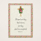 Rose zum christlichen Beerdigungsgebet (Vorderseite)