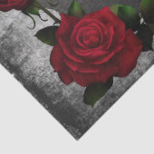 Rose zum grauen Grunge Plaque Decoupage Tissue Pap Seidenpapier (Detail)