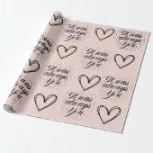 Rose zum Hochzeitstag Geschenkpapier (Ungerollt)
