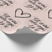Rose zum Hochzeitstag Geschenkpapier (Ecke)