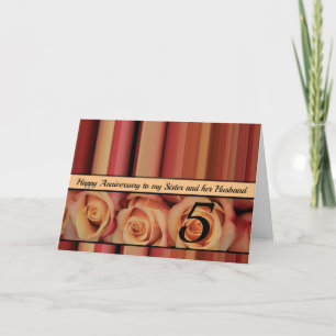 Rose zum Hochzeitstag vollständig anpassbar Karte