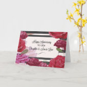 Rose zum Jahrestag der Hochzeit, Karte (Gelbe Blume)