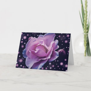 Rose zum Jahrestag Karte