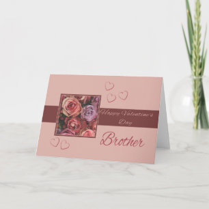 Rose zum Valentinstag von Brother Feiertagskarte