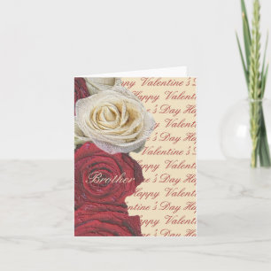 Rose zum Valentinstag von Brother Feiertagskarte