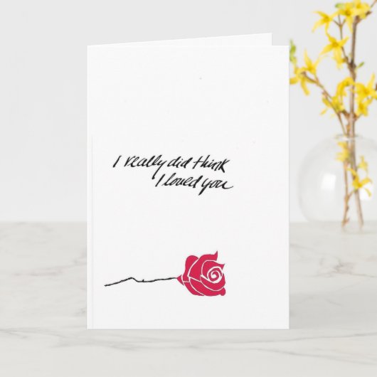 Rose zur Beschreibung der Liebe Karte (Gelbe Blume)