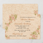 Rose zur Einladung von Stuck (Vorne/Hinten)