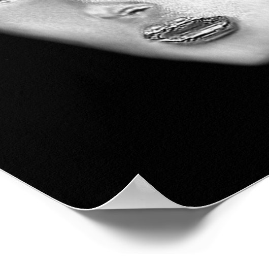 Rose zur Leinwand Poster (Ecke)