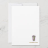 Rose zur Party Einladung des 60. Jahrestages (Rückseite)