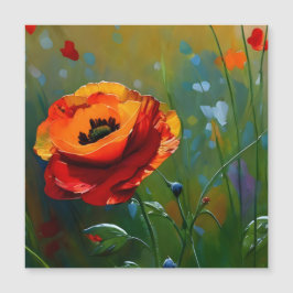 Rose zur Touch des Herzens Magnetkarte