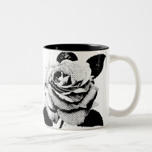 Rose Zwei-Tonen-Tasse graviert Zweifarbige Tasse