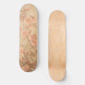 Rose Zweigstelle Rosa Gold Vintag Skateboard (Vorderseite)