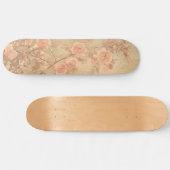 Rose Zweigstelle Rosa Gold Vintag Skateboard (Horizontal)