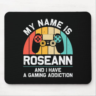 Roseann Geschenk Name Personalisiert Lustig Gaming Mousepad