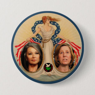 Roseanne Barr/Cindy Sheehan 2012 Button
