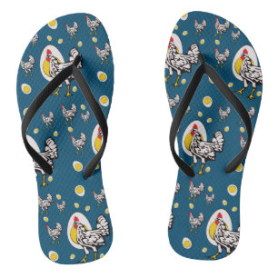 Roseanne Chicken - Funny Roseanne Rooster and Egg Badesandalen