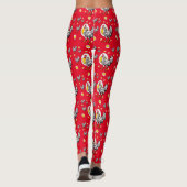 Roseanne Chicken - Funny Roseanne Rooster and Egg Leggings (Rückseite)