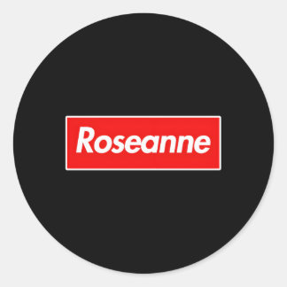 Roseanne Name Runder Aufkleber