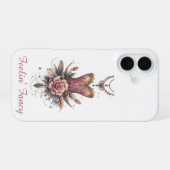 Roseate Elegance iPhone 16 Hülle (Rückseite (Horizontal))