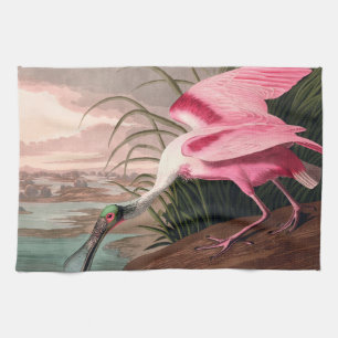Roseate Spoonbill Audubon Bird Wildlife Küchentuch