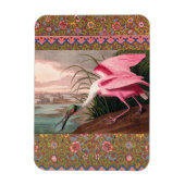 Roseate Spoonbill Audubon Bird Wildlife Magnet (Vertikal)