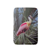 Roseate Spoonbill bathmat Badematte (Vorderseite Vertikal)