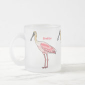 Roseate spoonbill bird cartoon illustration  mattglastasse (Links)