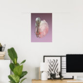 Roseate Spoonbill Bird Poster (Heimbüro)