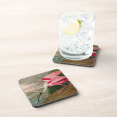 Roseate Spoonbill Birds of America Audubon Print Getränkeuntersetzer (Rechte Seite)