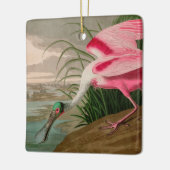 Roseate Spoonbill Birds of America Audubon Print Keramikornament (Links)