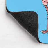 Roseate-Spoonbill-Cartoon Mousepad (Ecke)