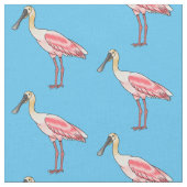 Roseate-Spoonbill-Cartoon Stoff (Nahaufnahme)
