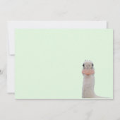 Roseate Spoonbill Chicks Flat Card (Rückseite)