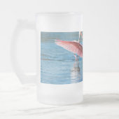 Roseate Spoonbill Mattiert 16 oz Mattierte Glass-T Mattglas Bierglas (Links)