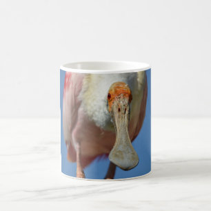 Roseate Spoonbill mit großem Schnabel Kaffeetasse