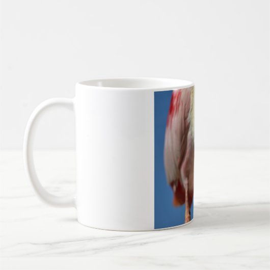 Roseate Spoonbill mit großem Schnabel Kaffeetasse (Links)