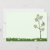 Roseate Spoonbill Nesting Flat Card (Rückseite)