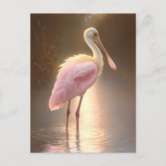 Roseate Spoonbill Postkarte